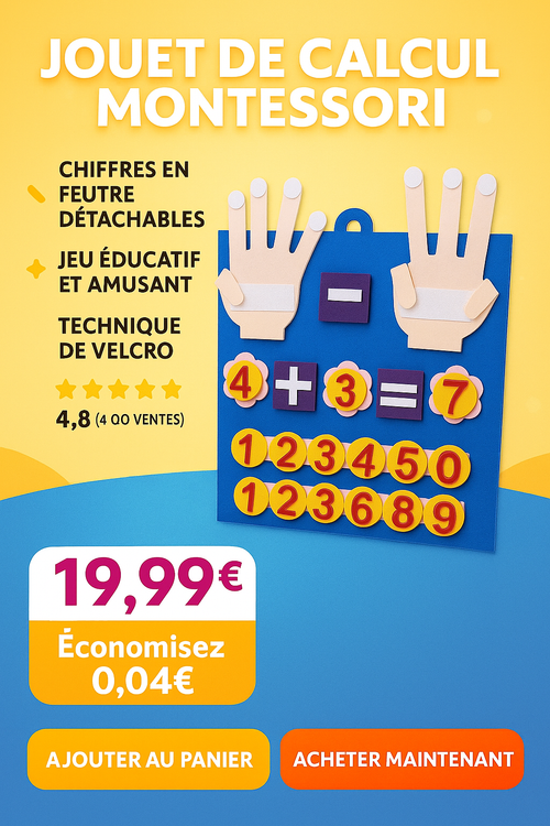 Jouet de calcul - montessorri